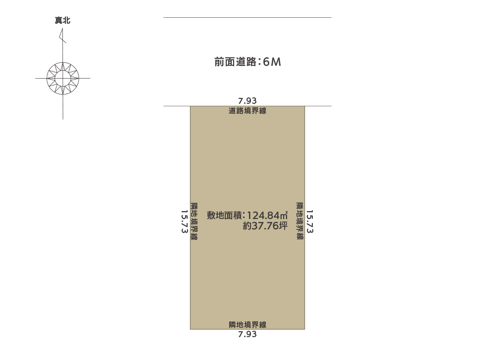 土地　秋田市広面樋ノ沖 A区画